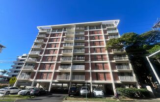 Punahou Wilder 2 bedrooms 1 bath with 1 assigned parking stall