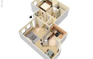 1 bed, 1 bath, 765 sqft, $1,492