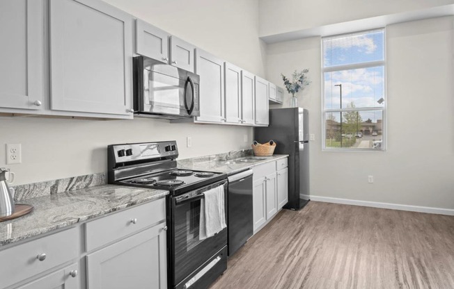 The Annex of Bozeman Apartments in Bozeman, Montana Model Kitchen