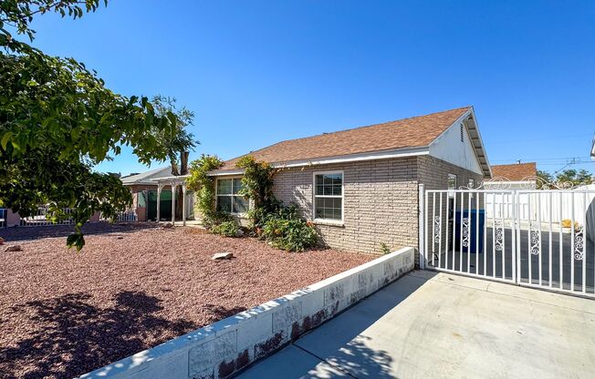 3-Bed, 2-Bath Single Story Home with Big Yard and Extra Storage
