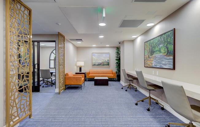 a large room