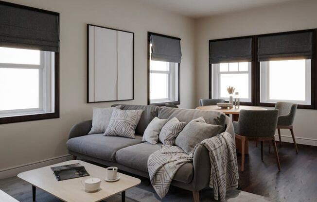 An interior picture of Lotus Cityline Apartments in Downtown Salt Lake City, Utah