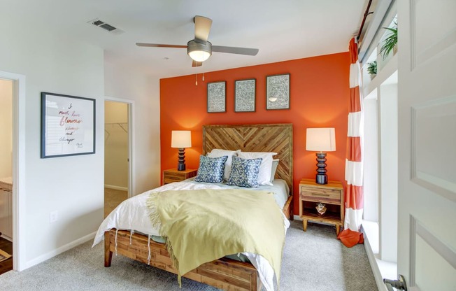 Spacious bedroom at Berkshire Chapel Hill apartments
