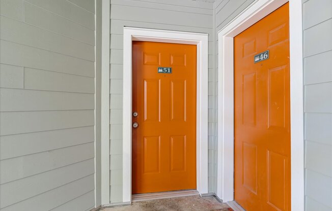 Cascade Woods apartment door