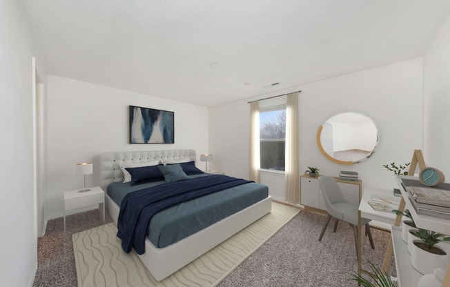 Master Bedroom at WaterFront Apartments, Virginia Beach, 23453