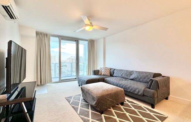 AVAILABLE NOW!! FURNISHED 1 Bedroom, 1 Bath condo unit at Azure Ala Moana
