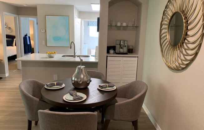 Elegant Dining Room at The Boot Ranch Apartments, Palm Harbor, Florida