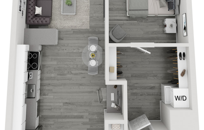 1 bed, 1 bath, 679 sqft, $1,692