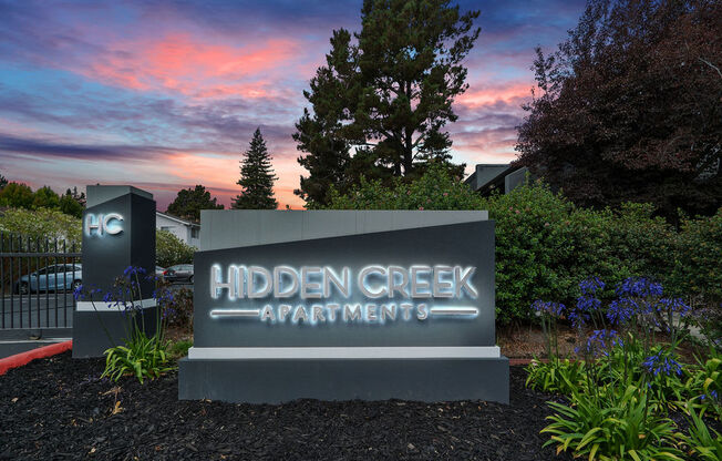 Hidden Creek Entrance (Night)