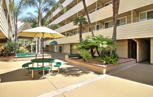 Shaded Outdoor Area at Courtyard, California, 94063