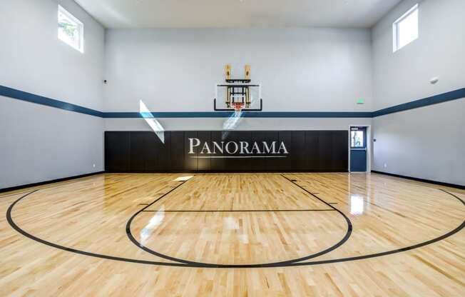 Indoor Basketball Court at Panorama, Snoqualmie, Washington