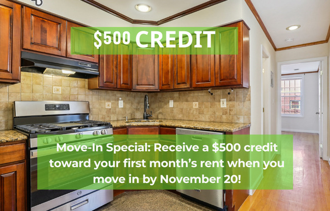 $500 Off First Month! 2BR in The Heights w/ Laundry & Central Air