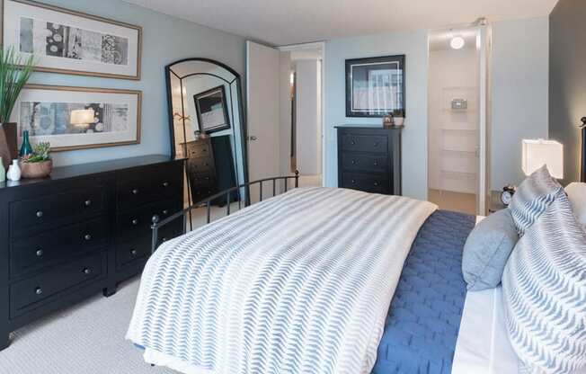 Gorgeous Bedroom at Columbus Plaza, Chicago, Illinois