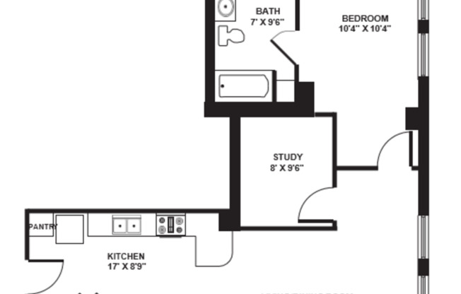 1 bed, 1 bath, 782 sqft, $2,150