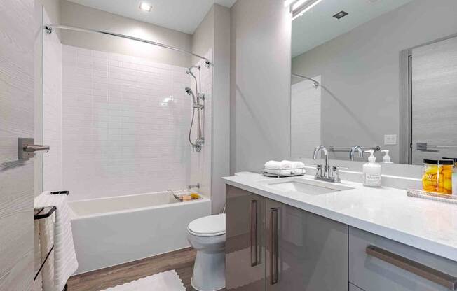 NoBe Market Apartments in North Bethesda, Maryland Loft Bathroom
