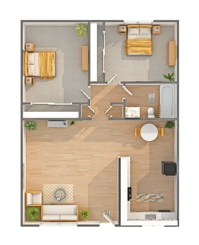 2 beds, 1 bath, 800 sqft, $2,599