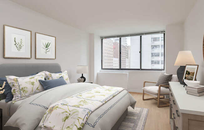 Bedroom with Hard Surface Flooring