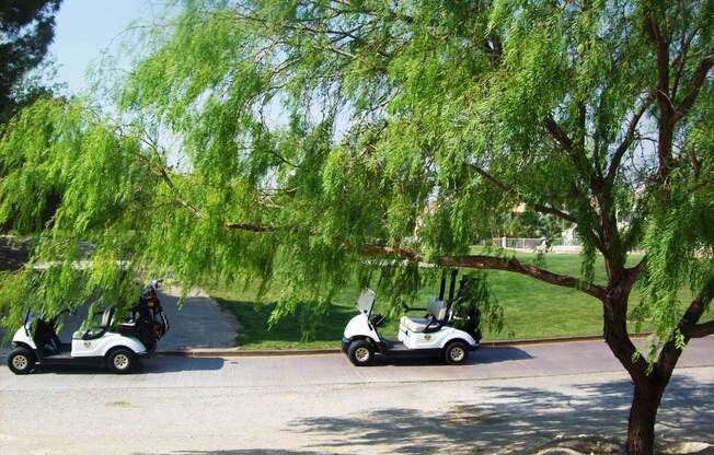 Two master bedrooms in good sized townhome that backs to golf course in Guard gated Painted Desert