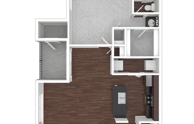 1 bed, 1 bath, 825 sqft, $1,349