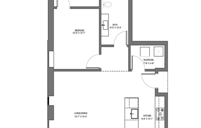 1 bed, 1 bath, 781 sqft, $2,450, Unit 323