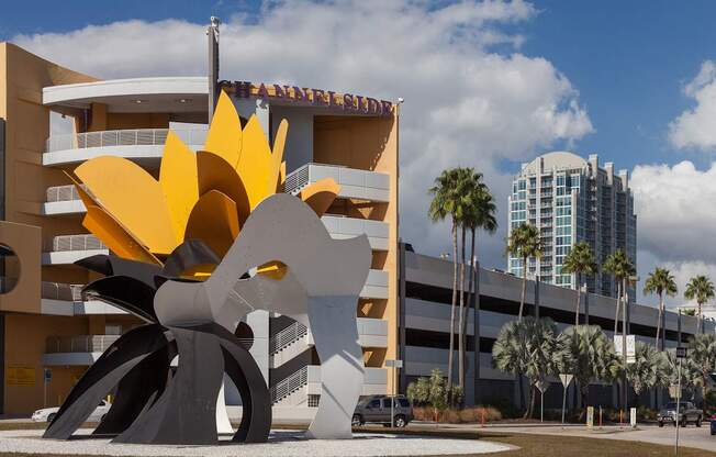 Your vehicle stays out of the elements in the community’’s attached parking garage.
