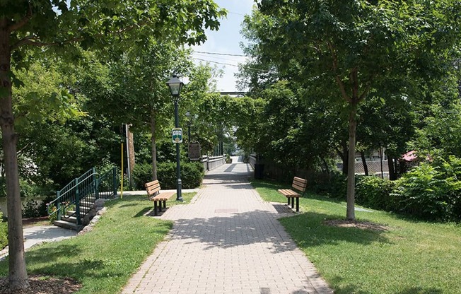 Walking Trail at Cedar Place Apartments, Wisconsin