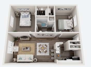 2 beds, 1 bath, 862 sqft, $1,025