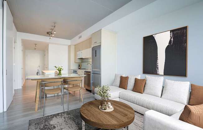 Alton District Luxury Apartments in Washington, DC Model Living Room