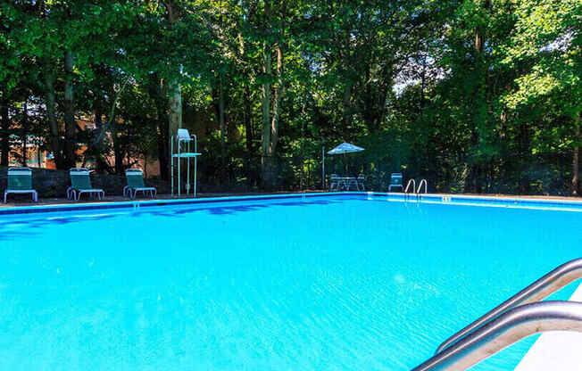 Sparkling Swimming Pool at The Forest Apartments in Rockville, MD