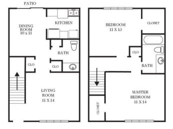 2 beds, 1.5 baths, 1,080 sqft, $1,212