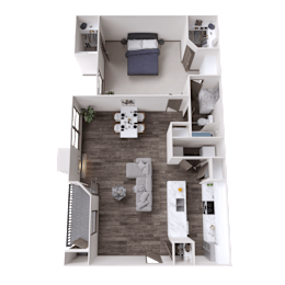 1 bed, 1 bath, 756 sqft, $1,141