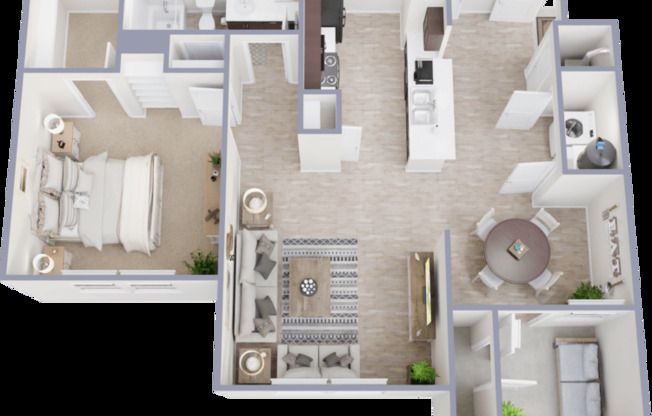 1 bed, 1 bath, 799 sqft, $1,108