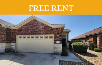 2 Weeks Free RENT! 3/2/2 Close to Creekside / Xeriscape Front Yard / Fenced in Backyard / Covered Back Patio / CISD