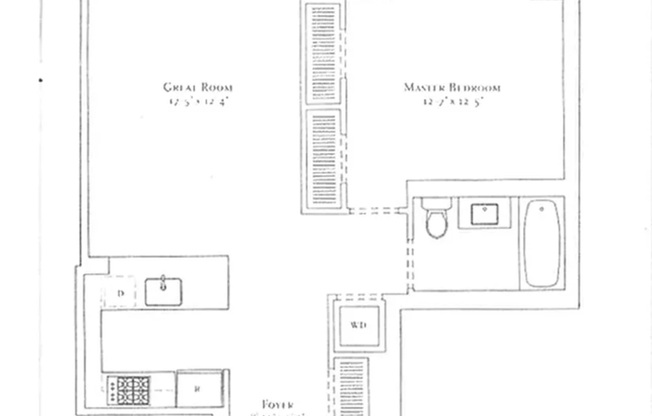 1 bed, 1 bath, $5,795, Unit 12-K