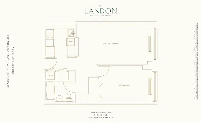 Studio, 1 bath, $4,900, Unit 33H