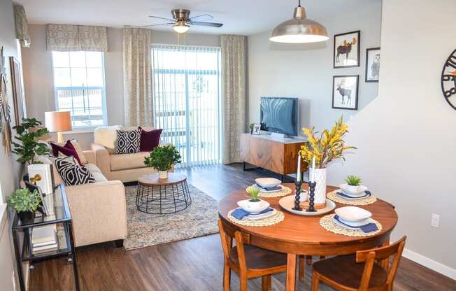 Living Room at Black Feather Apartments in Castle Rock, CO