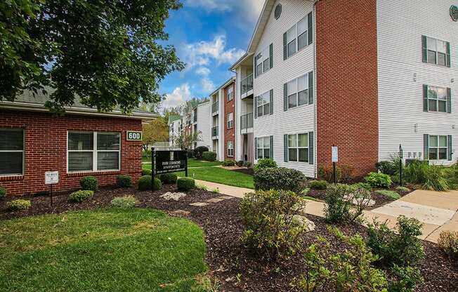our apartments offer a walkway to the entrance of our building