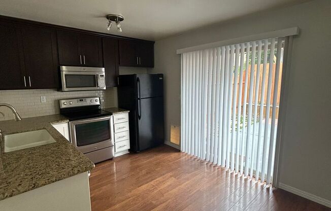 Upgraded, single story 2 bedroom Condo! Large back patio and shed included! $2495