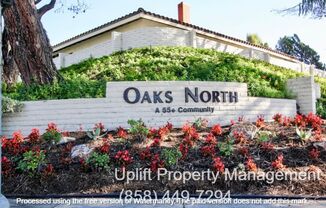 2 BED 2 BATH CONDO IN THE DESIRABLE 55+ OAKS NORTH COMMUNITY OF RANCHO BERNARDO!!