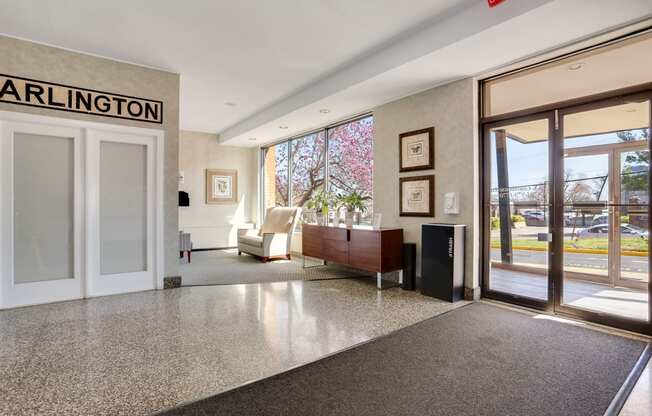 Lobby at Shawnee Apartments, Arlington, VA, 22204
