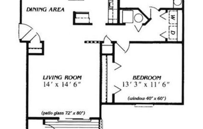 1 bed, 1 bath, 750 sqft, $1,130, Unit 1908IS