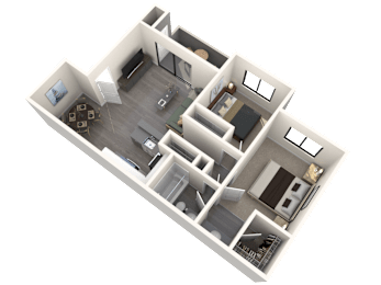 2 beds, 1 bath, 819 sqft, $2,602