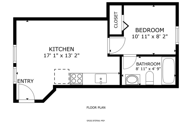 1 bed, 1 bath, 440 sqft, $1,295, Unit #50