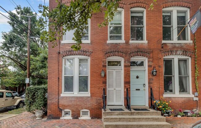 Timeless Brick Rowhome Steps from King Street