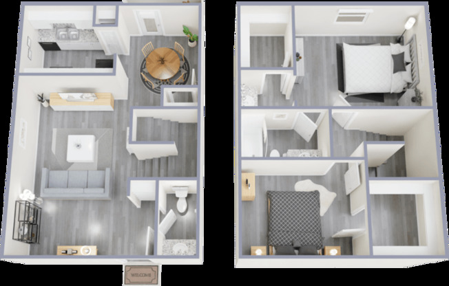 2 beds, 2 baths, 1,200 sqft, $1,120