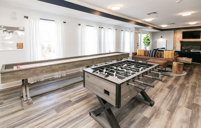 Foosball Table in Gaming Common Area | The Village at Odenton Station | Apartments in Odenton, MD