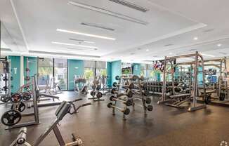 the gym at parc3400