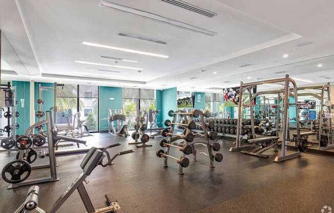 the gym at parc3400