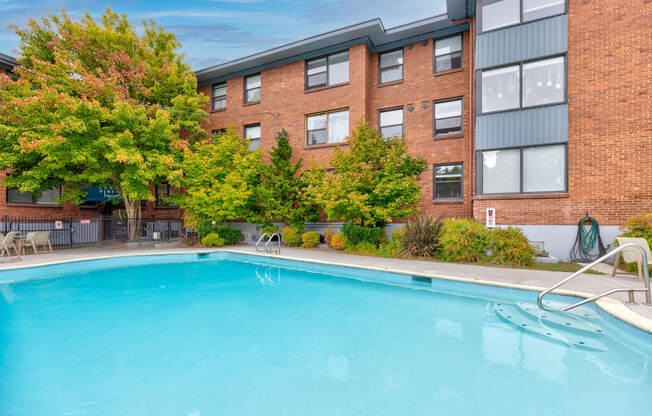 Blue Cool Swimming Pool at Lock Vista, Seattle