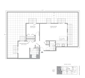 2 beds, 2 baths, $5,825